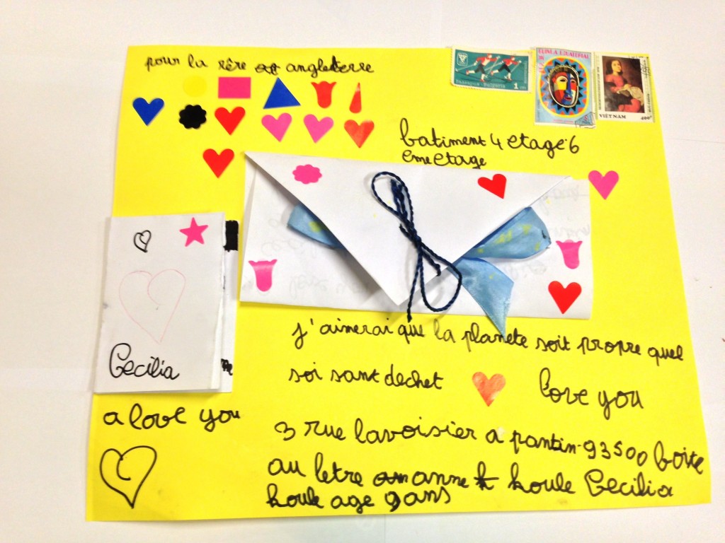 lettre jaune