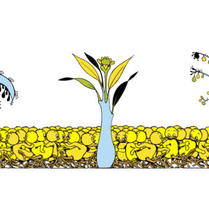 Sérigraphie "Foule"