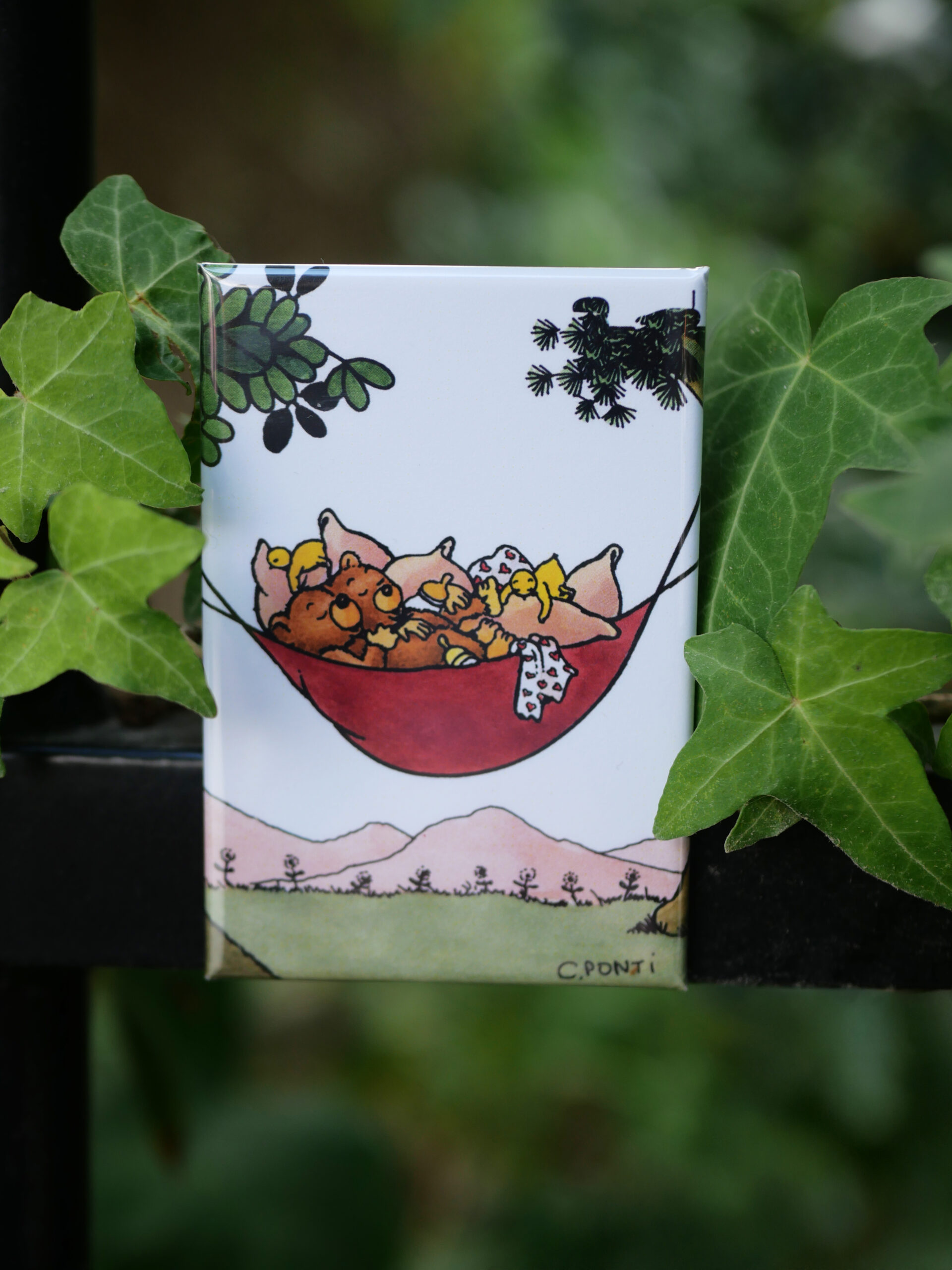 magnet Carmine et Bloumine magnet Carmine et Bloumine